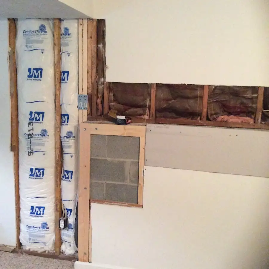 Wall insulation replacement during Structural Drying in Rancho Mirage